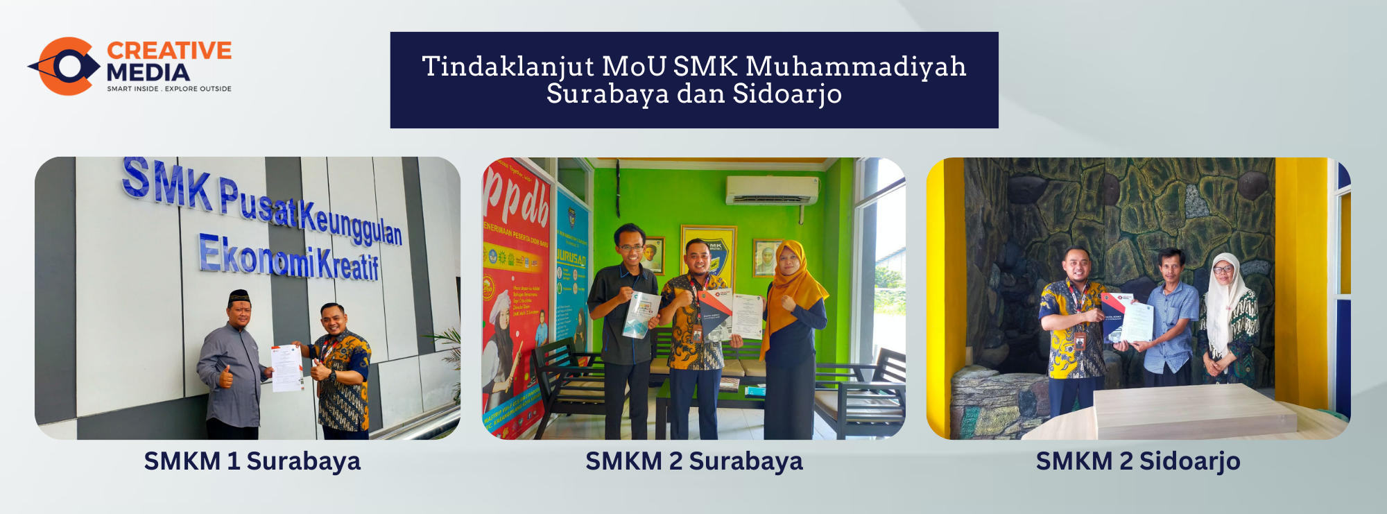 Tindaklanjut MoU SMK Muhammadiyah Surabaya dan Sidoarjo