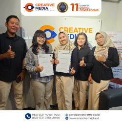 Penandatanganan kerja sama Mitra IDUKA SMK Mahardhika Surabaya bersama Creative Media